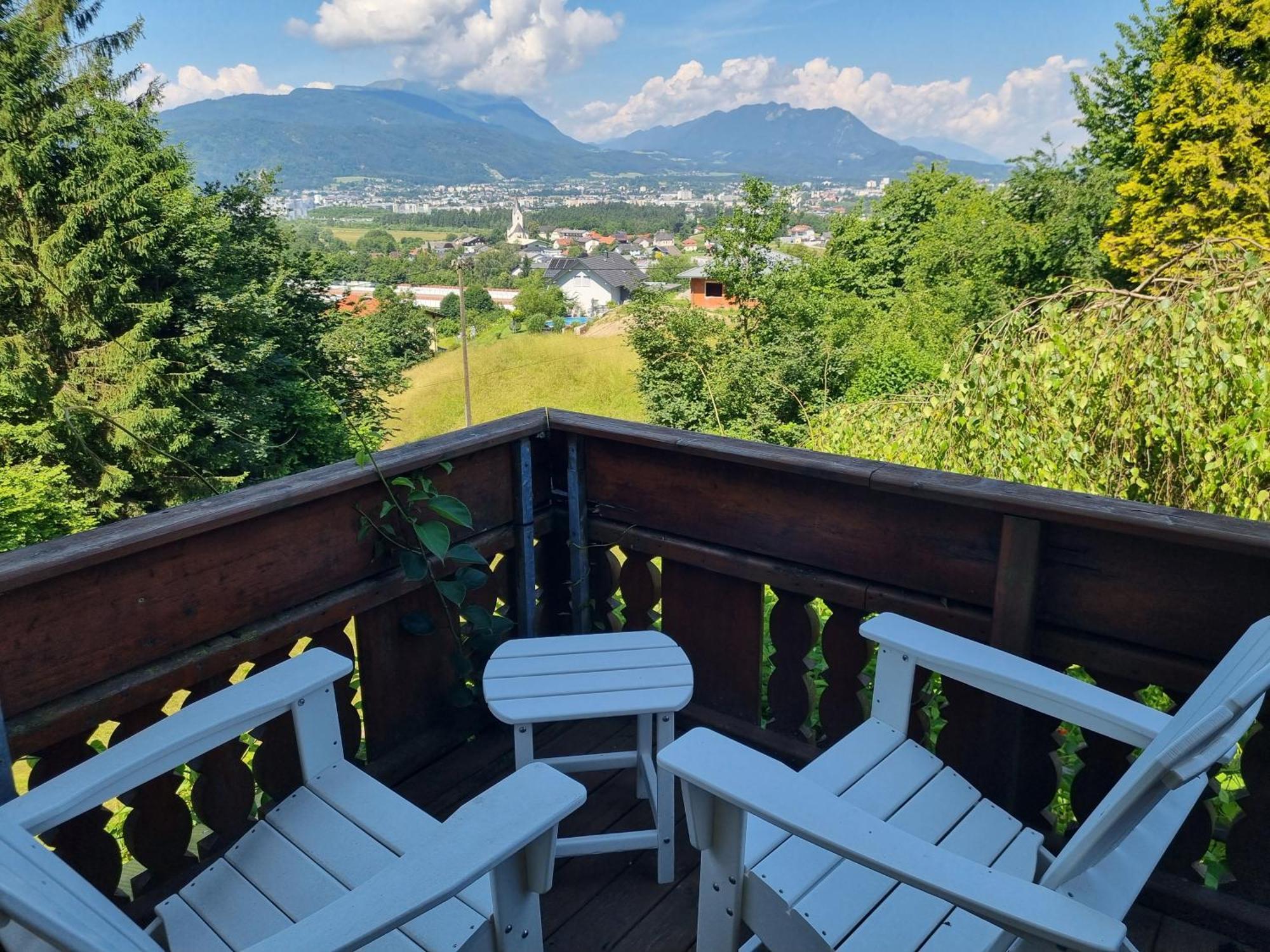 Fridas Place - Der Blick Ueber Ganz Villach - 160 M2 Ferienoase - Ganzes Haus Bis Zu 8 Personen Extérieur photo